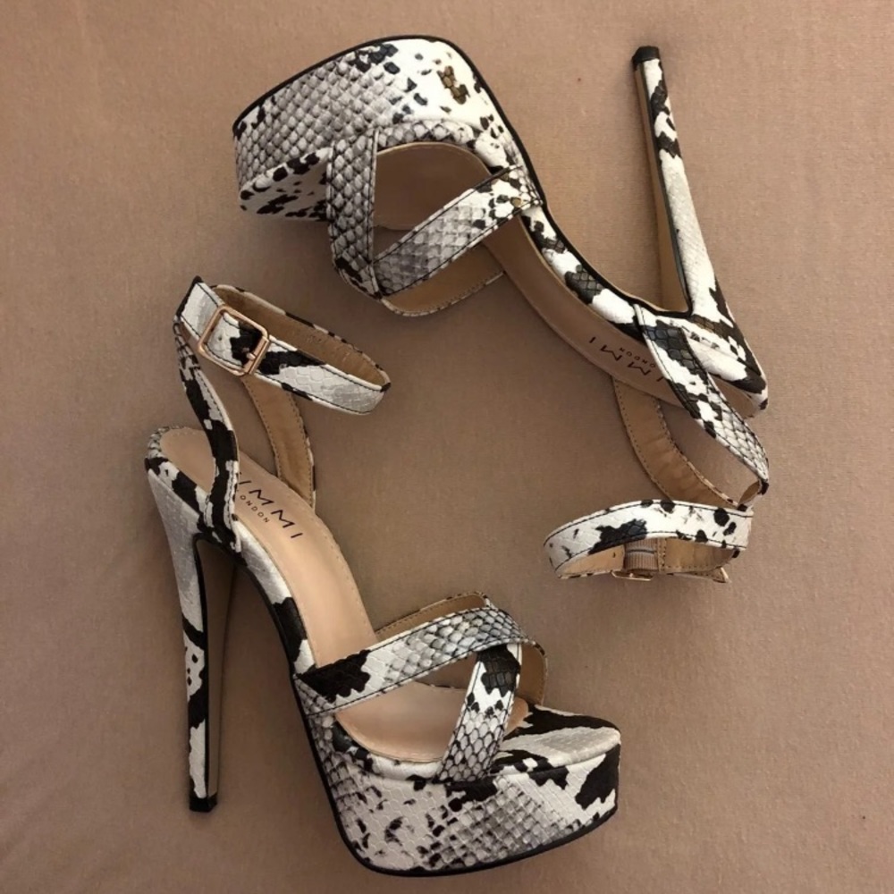 Snake Platform Heels - Picture 2 of 5